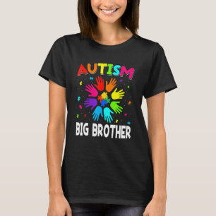 Opsteken Hand Autisme Bewustzijn Oudere Broer Fami T-shirt