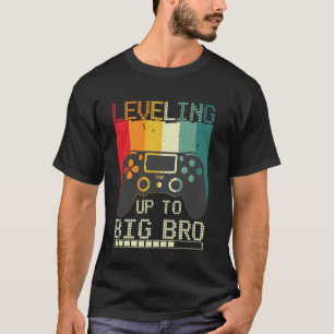 Opstijgen naar grote broer Retro Vintage Game Cont T-shirt
