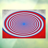 Optic Rings – Red Blue Window Decal (Vel 3)