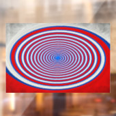 Optic Rings – Red Blue Window Decal (Vel 2)