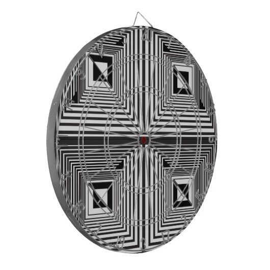 Optica via vormen dartbord (Voorkant Links)