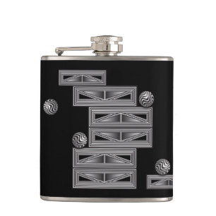 Optica via vormen heupfles