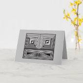 Optica via vormen kaart (Gele Bloem)