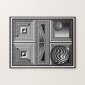 Optica via vormen legpuzzel (Horizontaal)