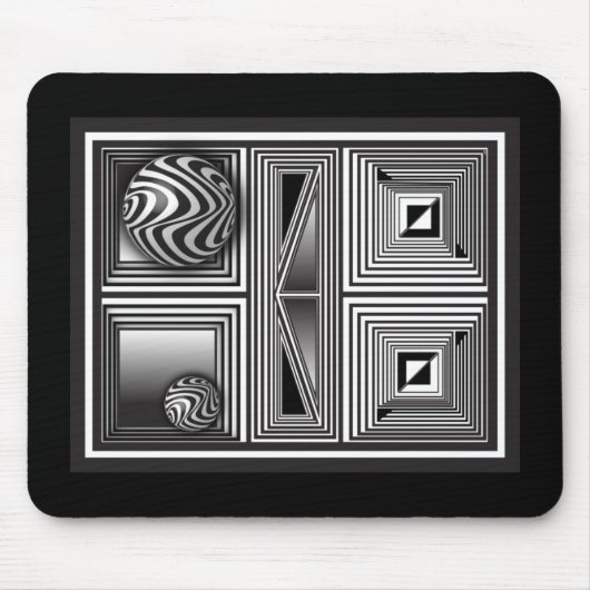 Optica via vormen muismat (Voorkant)