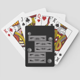 Optica via vormen pokerkaarten