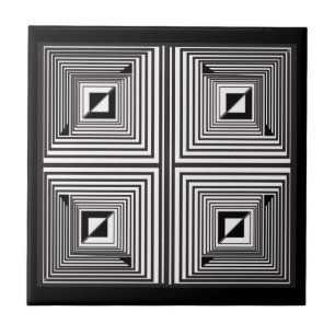 Optica via vormen tegeltje