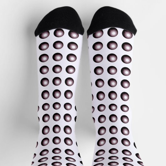 Optical Illusion Fun Full of Holes Robotics Sokken (Top)
