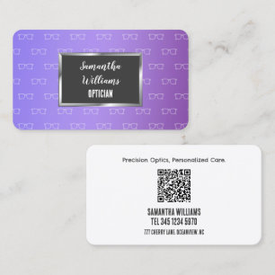 👁️ Optician Custom QR Visitekaartje
