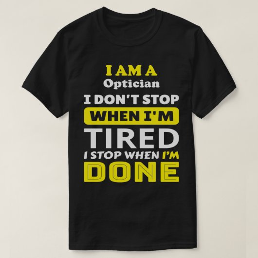 Opticien 13 t-shirt (Design voorkant)