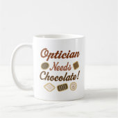 Opticien (Funny) Gift Koffiemok (Links)