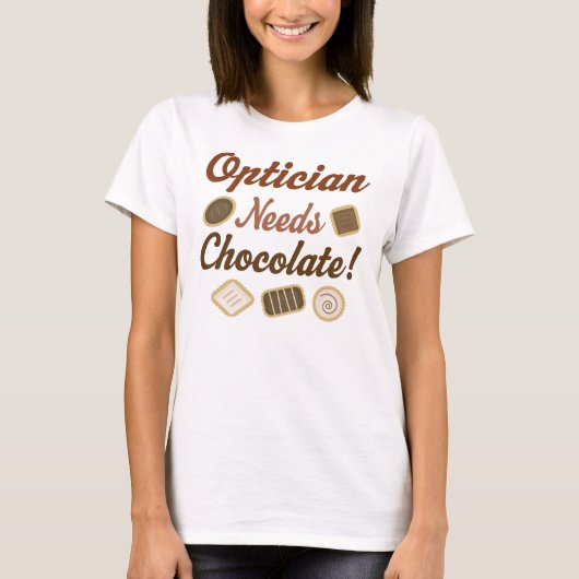 Opticien (Funny) Gift T-shirt (Voorkant)