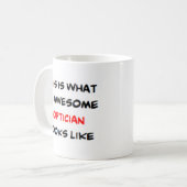 opticien, geweldige koffiemok (Voorkant links)