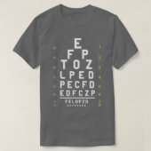 Opticien Oftalmoloog Funny Optics Eye Optometer T-shirt (Design voorkant)