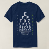 Opticien Oftalmoloog Funny Optics Eye Optometer T-shirt (Design voorkant)
