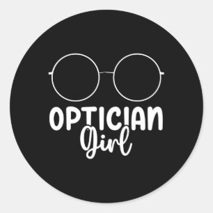 Opticien Ronde Sticker