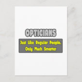 Opticiens ... Smarter Briefkaart (Voorkant)