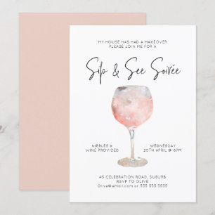 Optie 1: Sip & See Soiree  Kaart