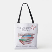 Optie 2 van het Literary Life Tas (Achterkant)