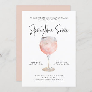Optie 3: Springtime Soiree Invitation Kaart