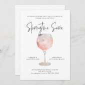 Optie 3: Uitnodiging Springtime Soiree (Voorkant / Achterkant)