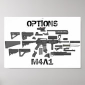 Opties M4A1 Poster (Voorkant)