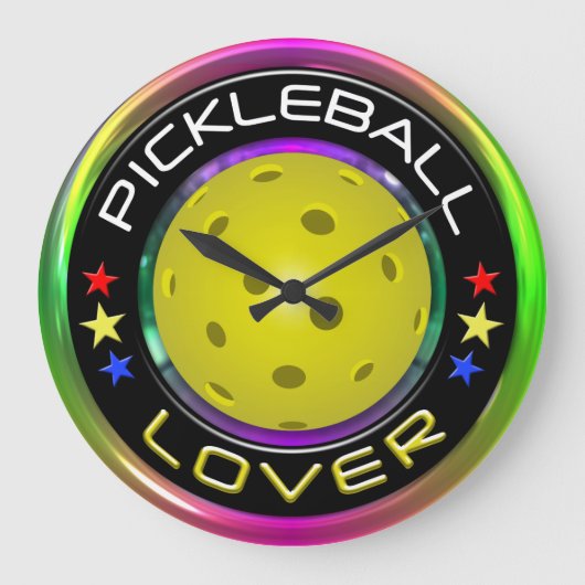 Opties voor Pickleball Lover 1 Grote Klok (Voorkant)