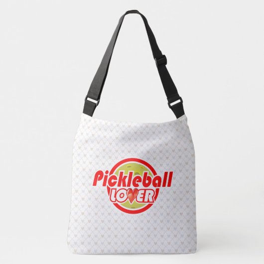 Opties voor Pickleball Lover 2 Crossbody Tas (Voorkant)