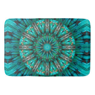 Opties voor Turquoise Art 1-2 Badmat