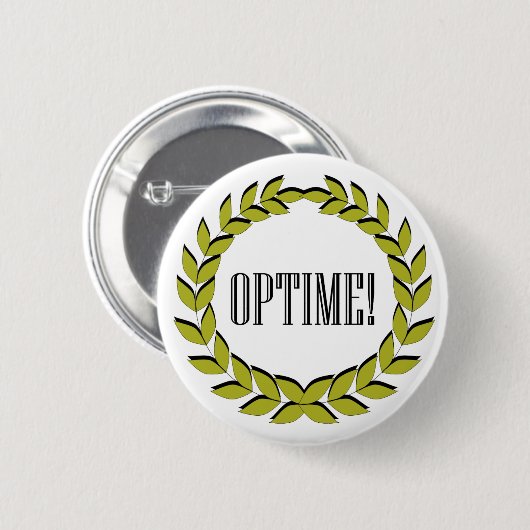 Optime! Uitstekend werk! Ronde Button 5,7 Cm (Voorkant /achterkant)