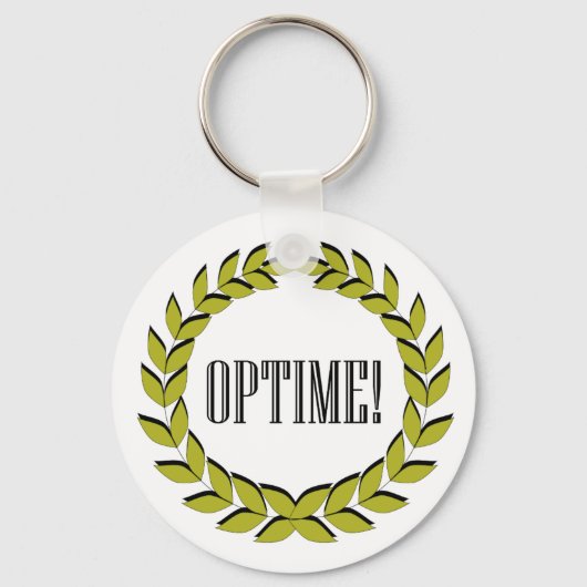 Optime! Uitstekend werk! Sleutelhanger (Voorkant)