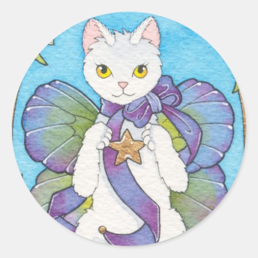 Optimisme rond sticker (Voorkant)