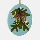 Optimist of pessimist? keramisch ornament (Rechts)