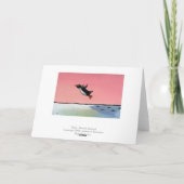 Optimiste éternel d'art de pingouin de carte de (Dos)
