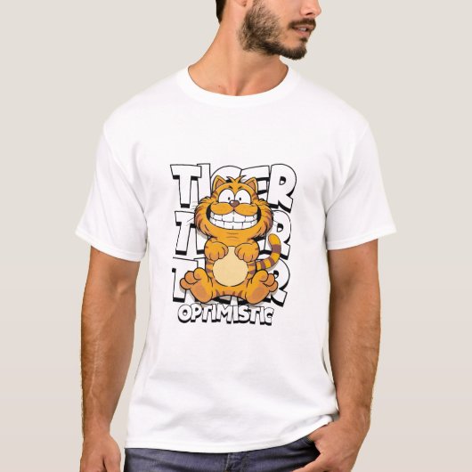 Optimistic Tiger T-shirt (Voorkant)
