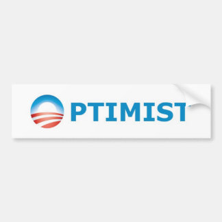 Optimistisch Bumpersticker