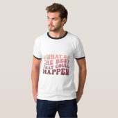 Optimistisch resultaat Grafisch T-shirt (Voorkant volledig)