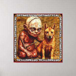 Optimistycal LIKE YOU Collectie Canvas Afdruk