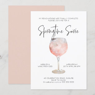 Option 3 : Invitation de Soiree au printemps