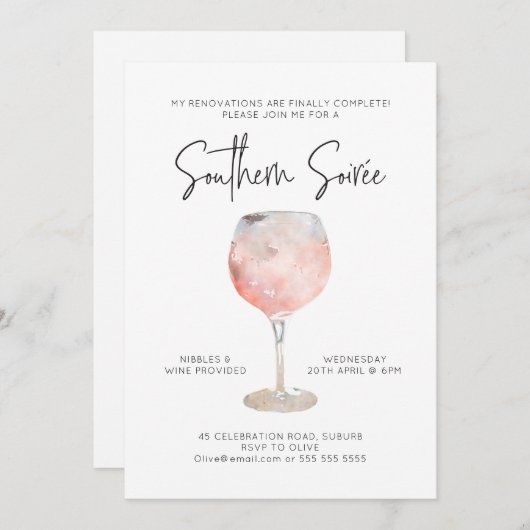 Option 4 : Invitation de la région sud (Devant / Derrière)