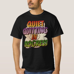 Optionele Quiting in uitvoering - Comic Book Carto T-shirt