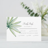 Options de dîner de folie tropicale RSVP blanc (Debout devant)