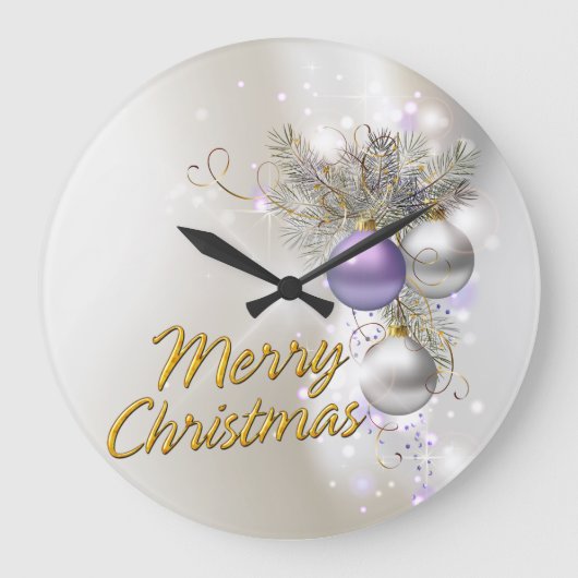 Options de horloge murale Joyeux Noël 32 (Recto)