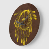 Options de horloges murales Buffalo Hide Shield 1 (Angle)