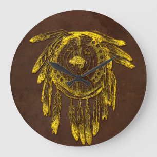 Options de horloges murales Buffalo Hide Shield 1
