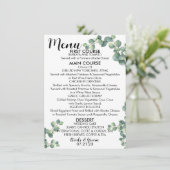 Options de menu (Debout devant)