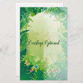 Options de papeterie Jungle 1 (Devant / Derrière)