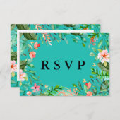 Options de repas de la carte RSVP pour mariage bot (Devant / Derrière)