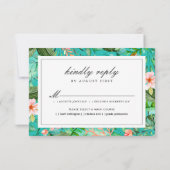 Options de repas de la carte RSVP pour mariage bot (Dos)