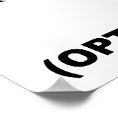 Options peuvent varier Affiche drôle (Coin)
